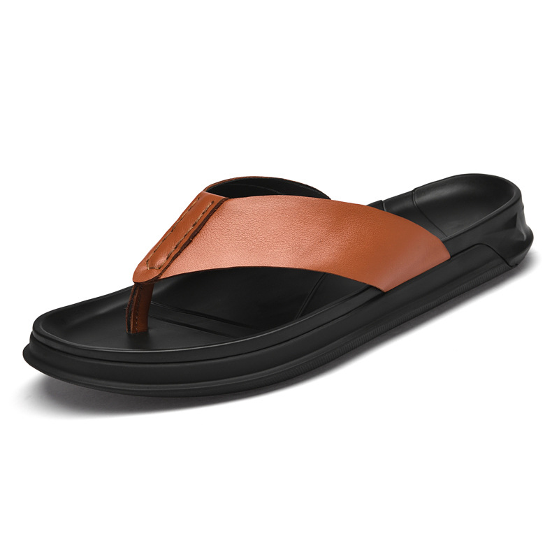 Men's Summer Genuine leather S - огляд і ціна Flip Flop Leather Men