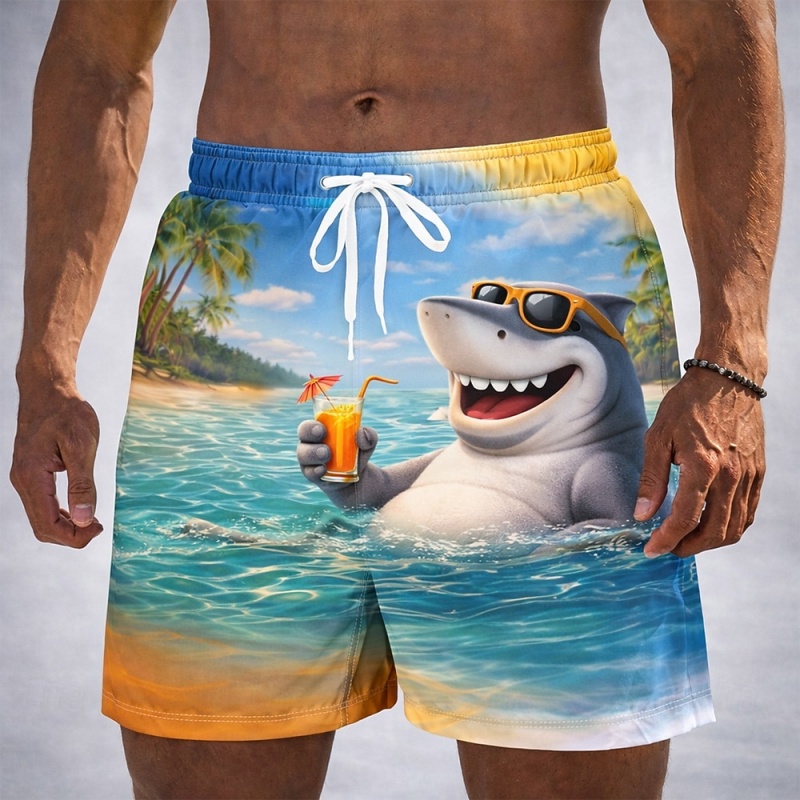 Funny Vacation Animal Graphic  - огляд і ціна Trunks Board Surf