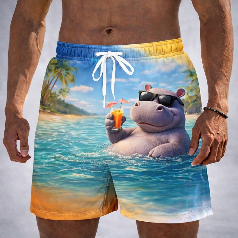 Funny Vacation Animal Graphic  - огляд і ціна Trunks Board Surf
