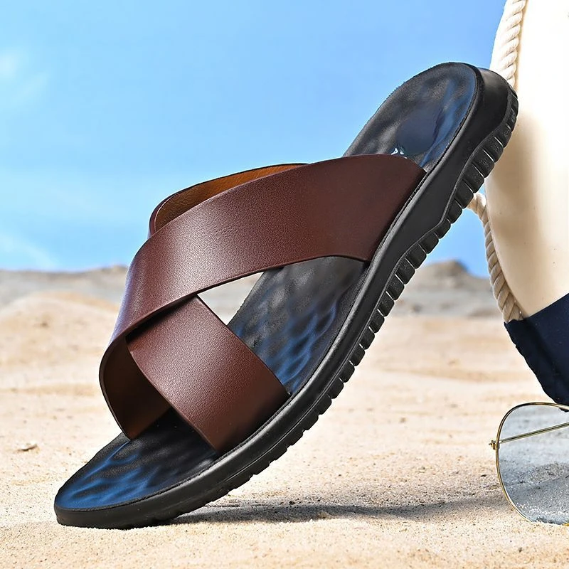XIHAHA High Quality Big Size 4 - огляд і ціна Flip Flop Leather Men